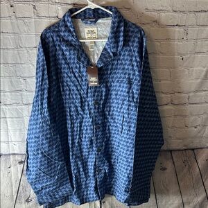 NWT Lands End Blake Shelton men’s flannel pajama top size XXL